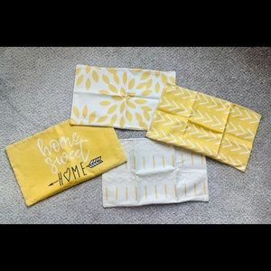 YCOLL Lumbar Pillow Covers 12x20 Set of 4